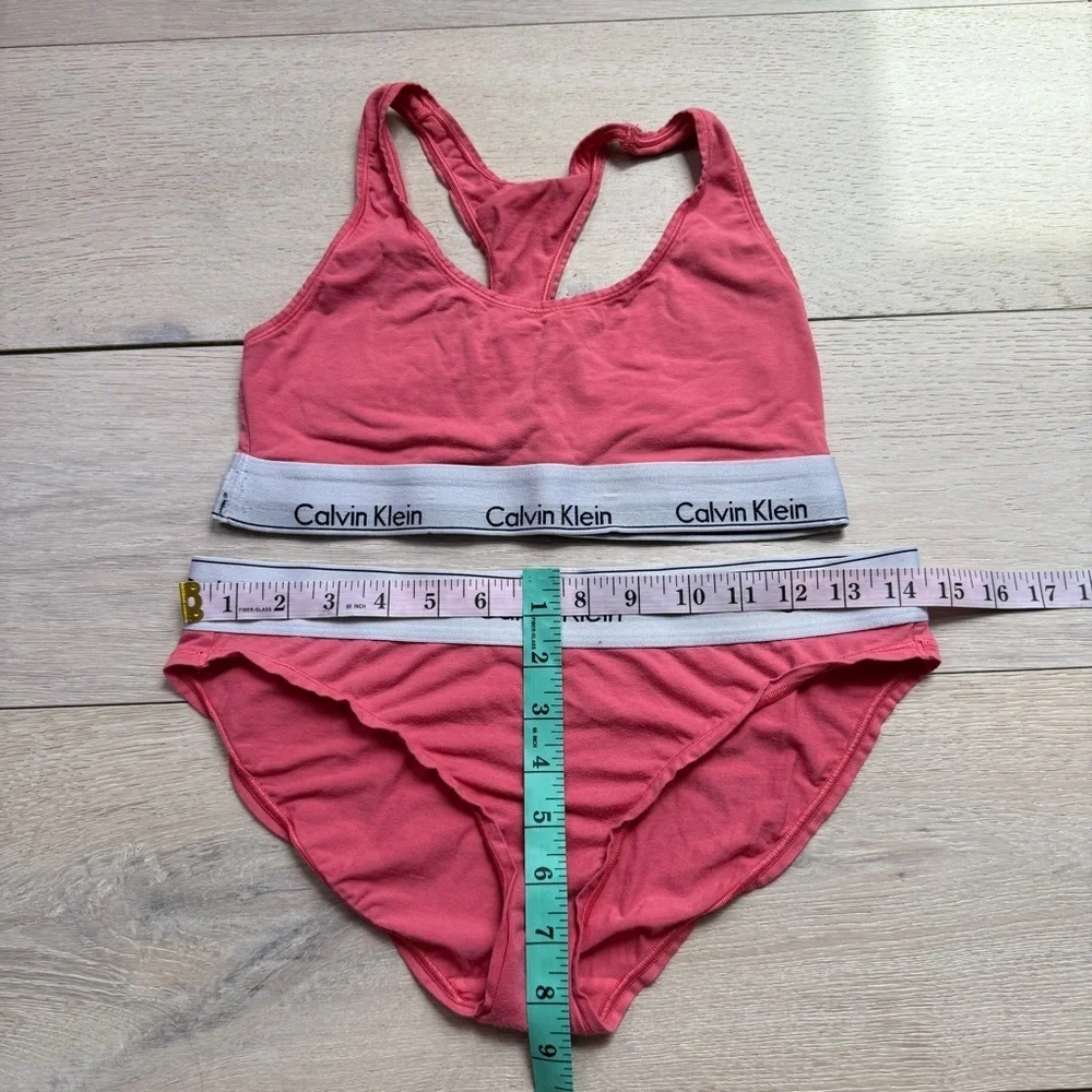 Calvin Klein coral bralette